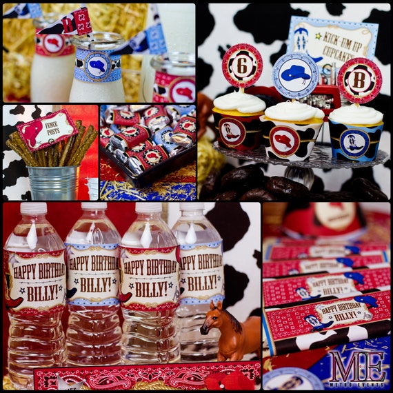 Cowboy Birthday Party Kit Il_570xn