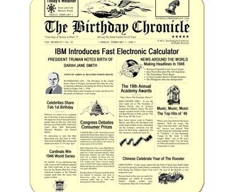Birthday chronicle | Etsy