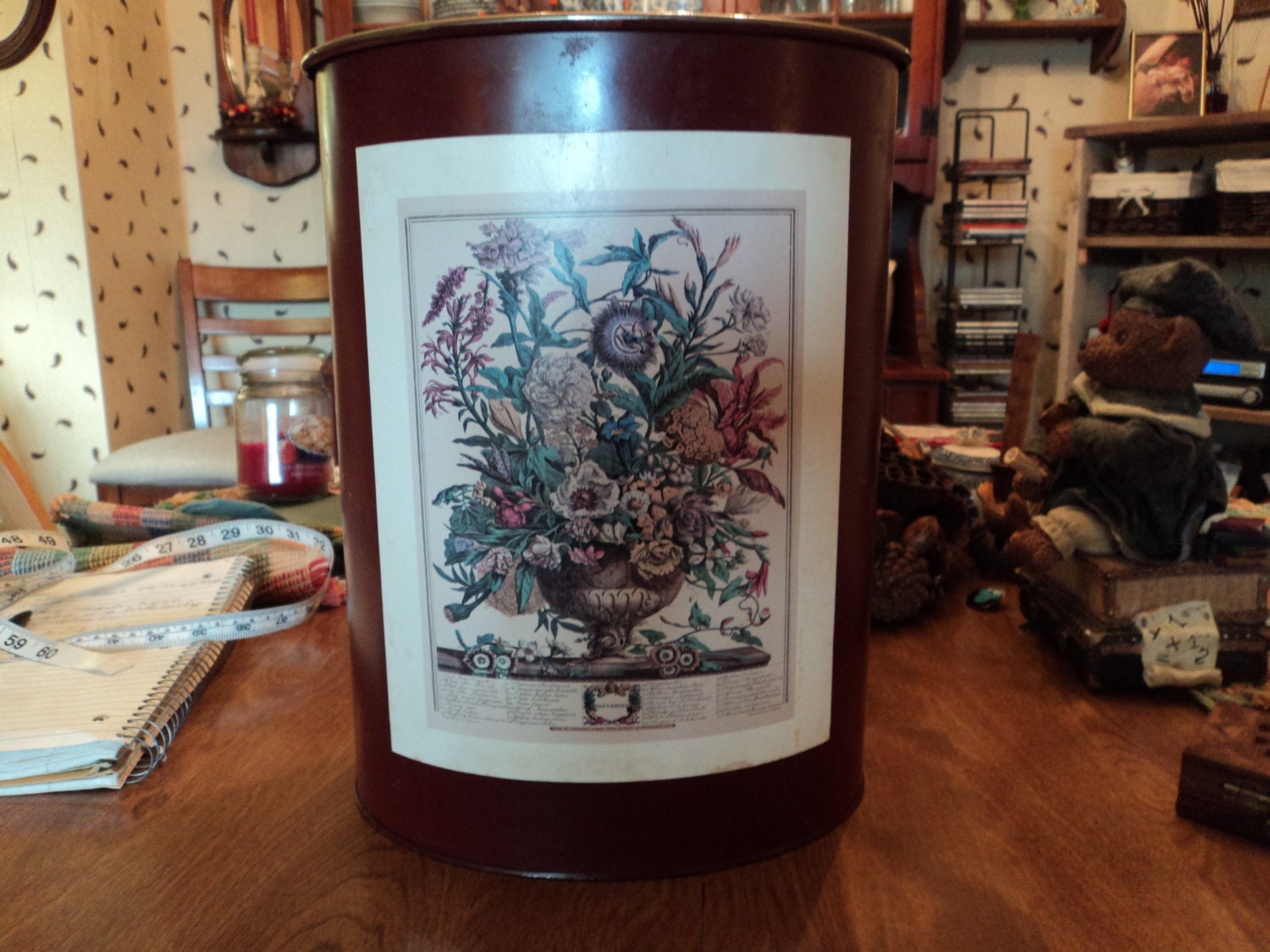 Metal trash can/ umbrella stand Haute Juice