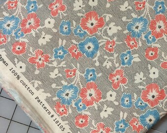 HALF YARD cut of Gardenvale - Carnevale Begonia by Jen Kingwell for Moda - 18105-16