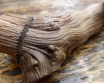 Rustic wood pipe-Handcut and carved natural piece of wood all natural organic