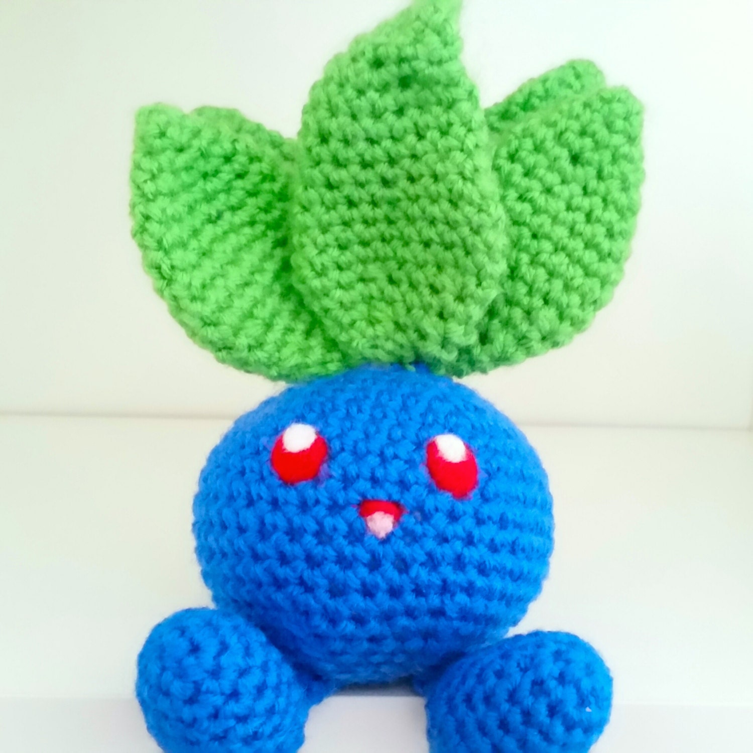 LWC Crochet Pokemon Inspired Oddish Plush