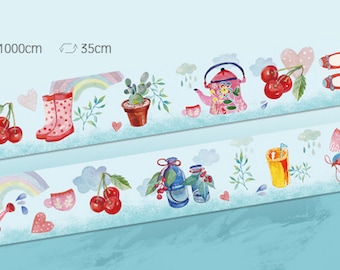 1 Roll of Limited Edition Washi Tape - April Shower Brings May Flower