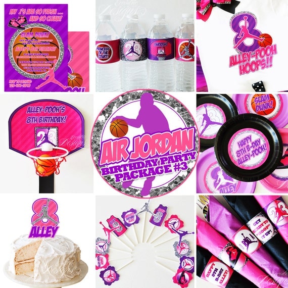 Air Jordan Birthday Party You Print Air Jordan Invitation