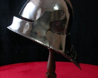 DISCOUNTED PRICE! Medieval Helmet; Armor Sallet; Functional Armor