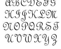 Popular items for french script letter on Etsy
