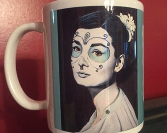 Audrey Hepburn Coffee 11 oz Mug