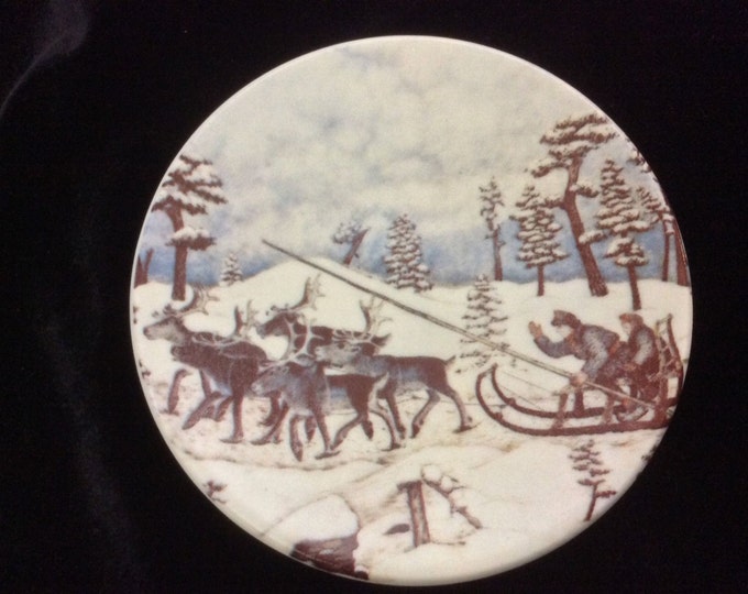 Arabia Of Finland Vintage Miniature Plate, Gift, Gift Ware, Gift For Her, Stocking Stuffer Holiday Plate