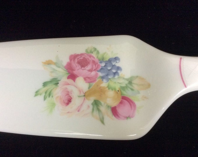 Vintage Mikasa China Pie or Cake Server English Bouquet