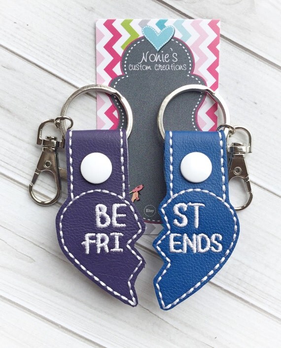 Best Friends Keychain BFF Keychain BFF Gift Friends