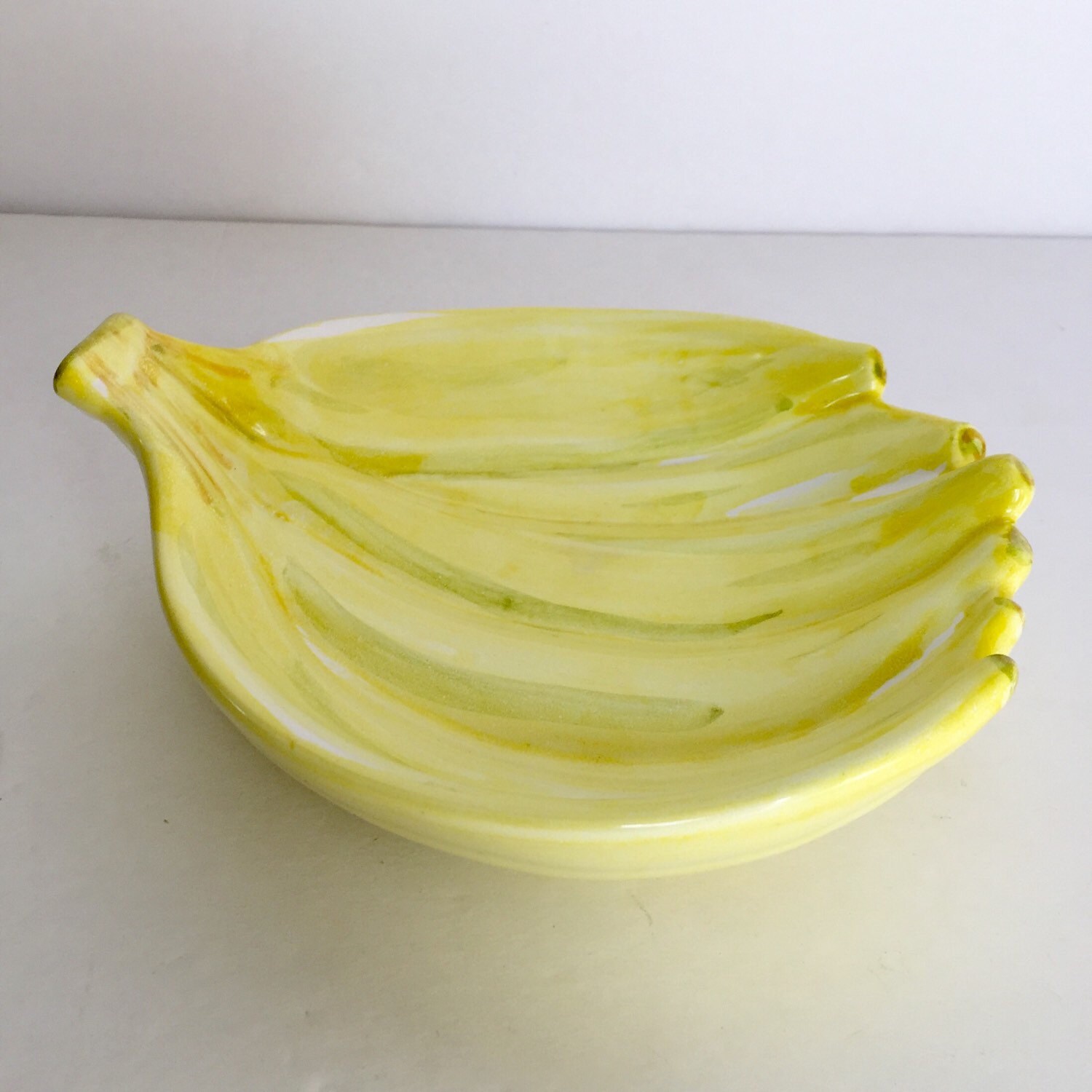 Vintage Ceramic Banana Shaped Bowl