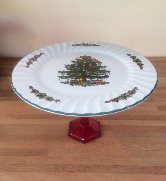 christmas tree cake stand by vickianncreations on etsy christmas tree cake stand by vickianncreations on etsy