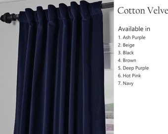 Velvet curtains | Etsy