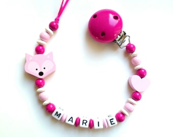 Pacifier chain - pacifier clip - baby girl gift - baby shower gift - beaded pacifier chain - baby accessory - baby boy- dummy chain