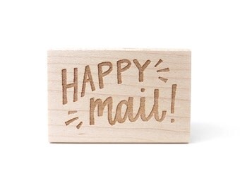 Rubber Stamp - Happy Mail!