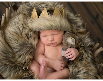 Max Birthday || Where the Wild Things Are Baby || Leather Birthday Crown || Wild One || King of the Jungle Birthday