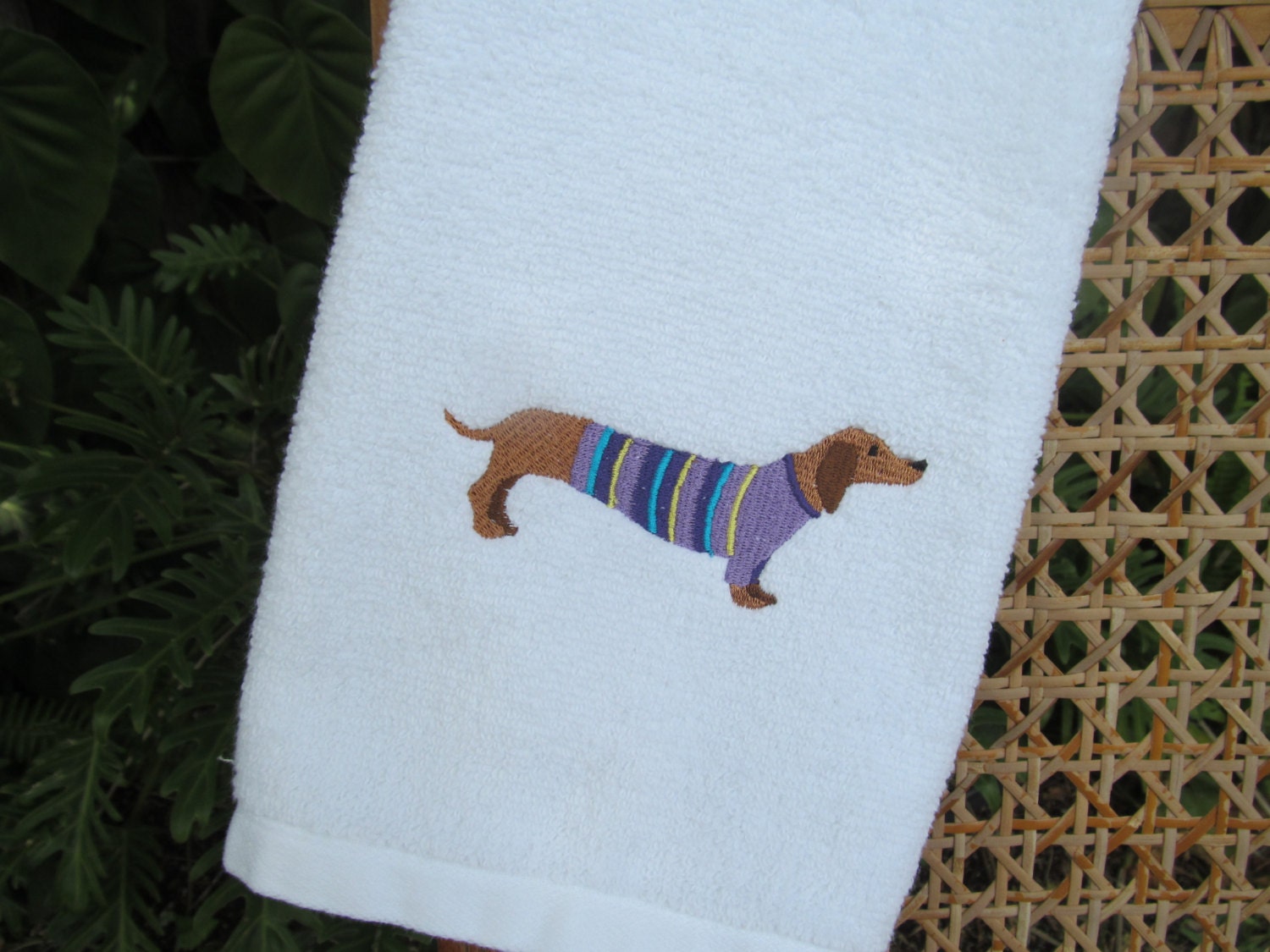 Dachshund Hand Towel