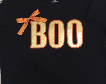 Girls halloween shirt. Girls black halloween shirt. Girls Sparkle Halloween shirt