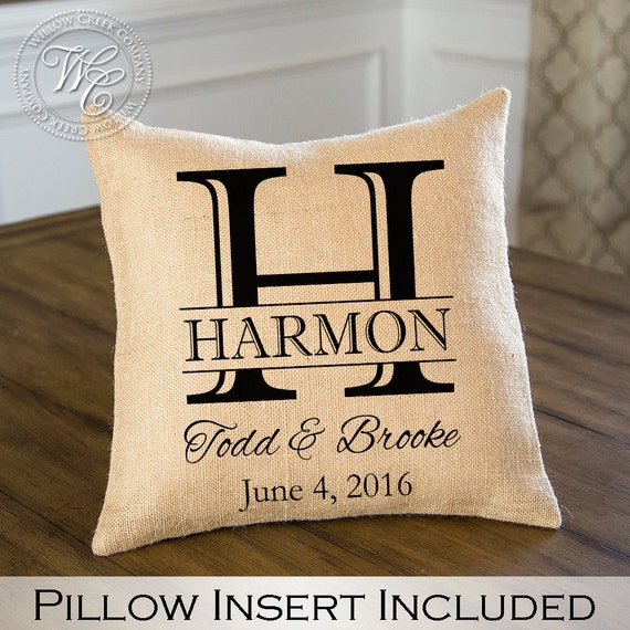 Monogrammed Pillows Personalized Yours