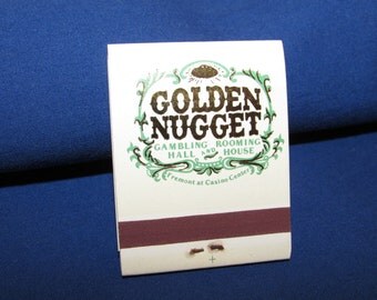GOLDEN NUGGET MATCHES Las Vegas Matchbook Collection