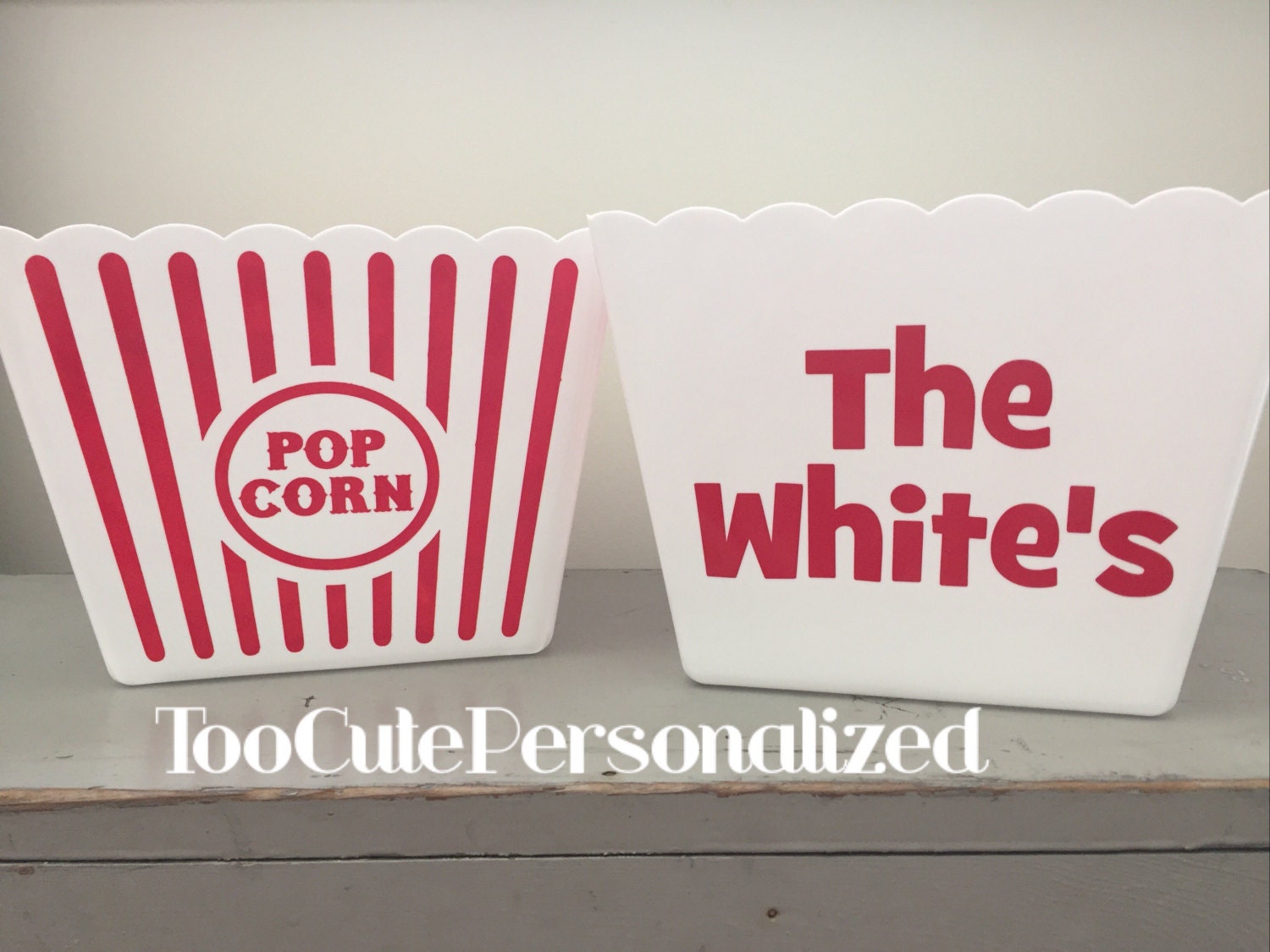 Personalized Popcorn Bucket / Tubs