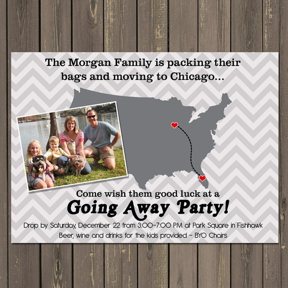 Farewell Party Invitations Print 6