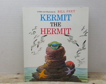 Kermit the Hermit, 1993, Bill Peet, vintage kids book