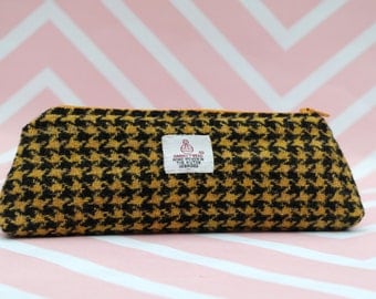 Harris Tweed Pencil Case; Make up brushes; Crochet hooks; zipper pouch; glasses case