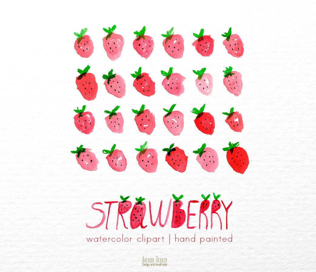 pink strawberry clipart - photo #49