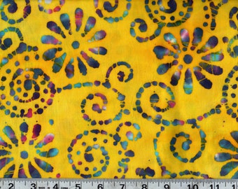 Quilter's Batik Cotton Quilting Fabric End of Bolt Sale #QB134