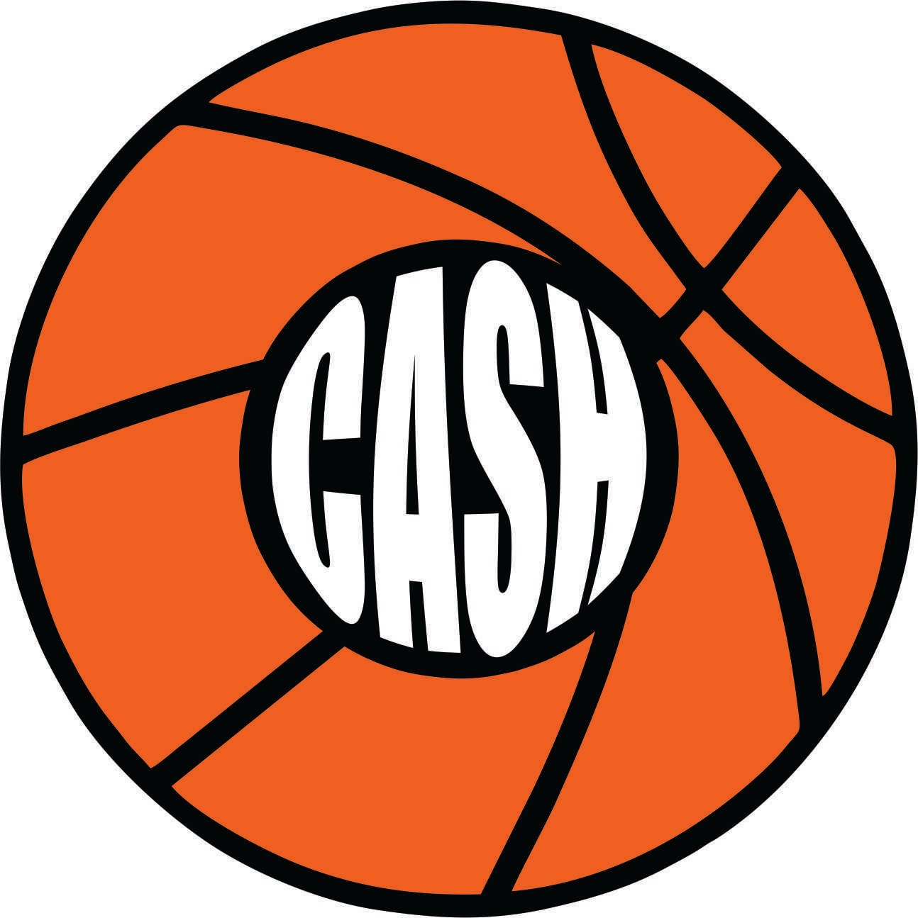 Download Basketball monogram frame SVG instant digital by ...