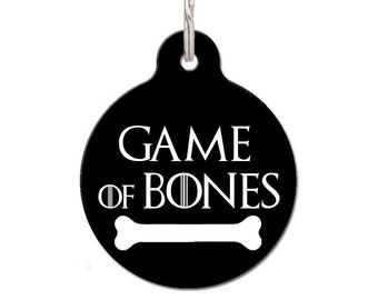 Game Of Bones Pet ID Tag | FREE Personalization