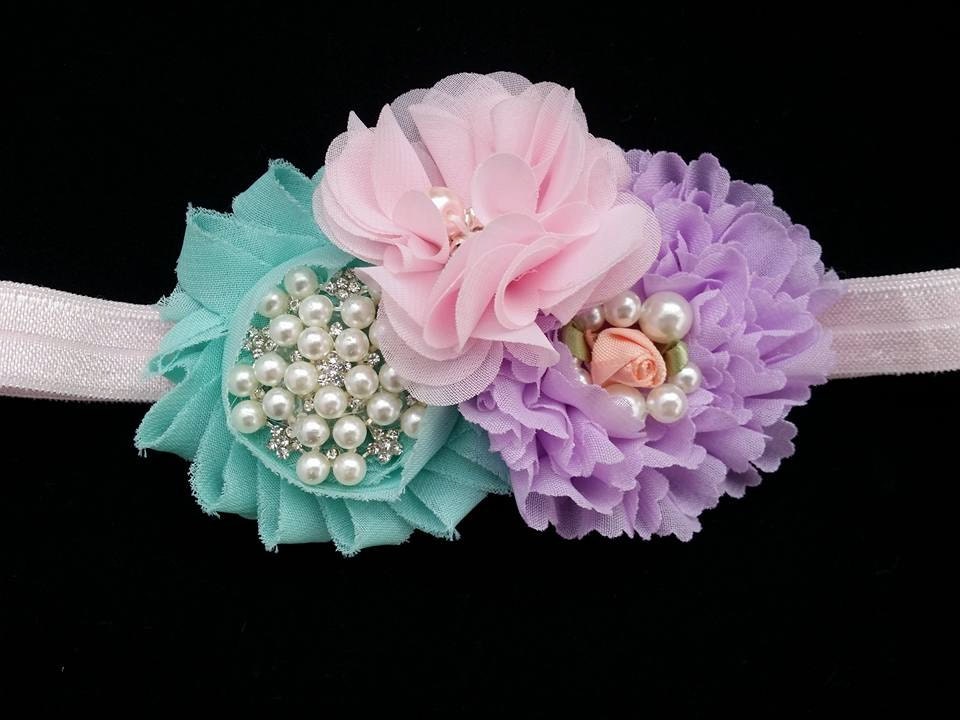 Pastel Headband/Baby Headband/Baby Headbands and Bows/Infant