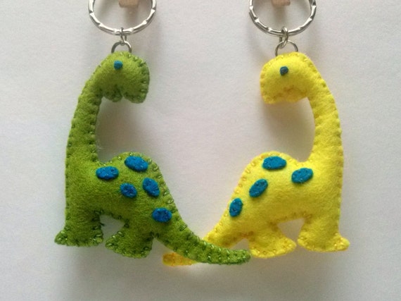 dinosaur plush keychain