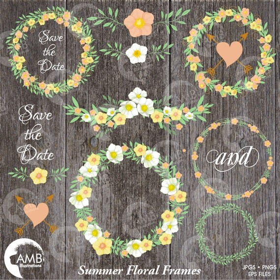 Wedding clipart Rustic Wedding clipart Bridal shower