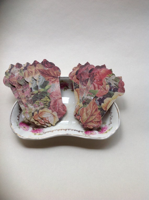 10 handmade thread winders for cross stitch threads with