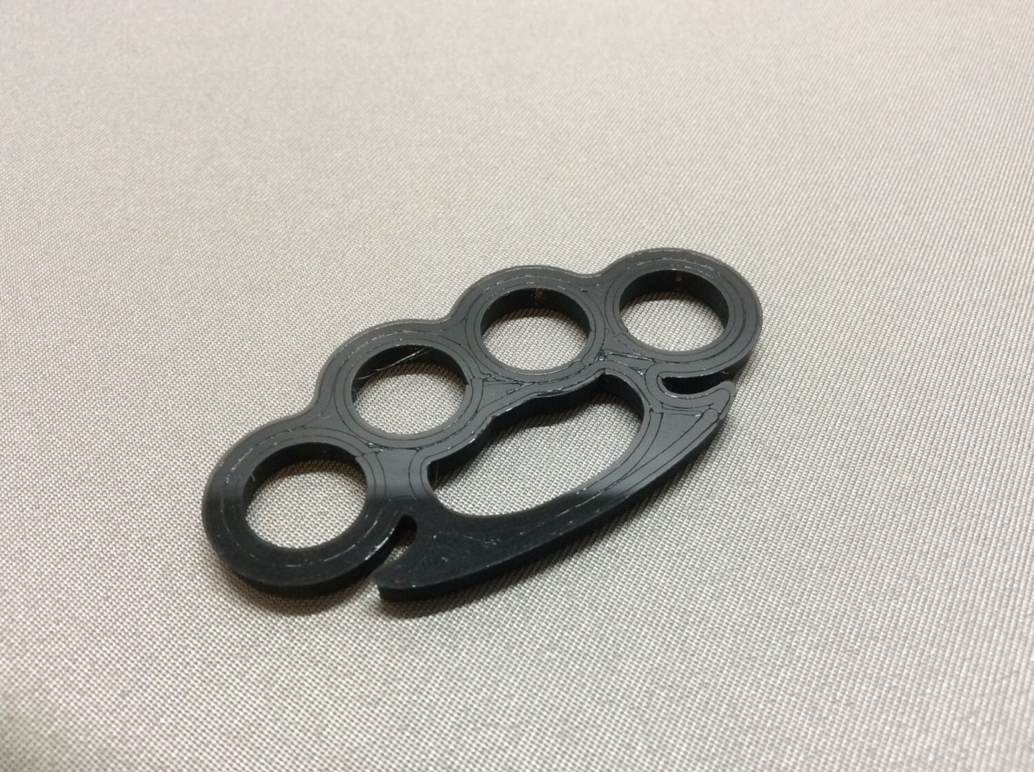 3D Printed Brass Knuckles Replica / 3D Printed knife by OandEGoods