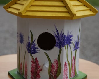 Hand Painted Bird House