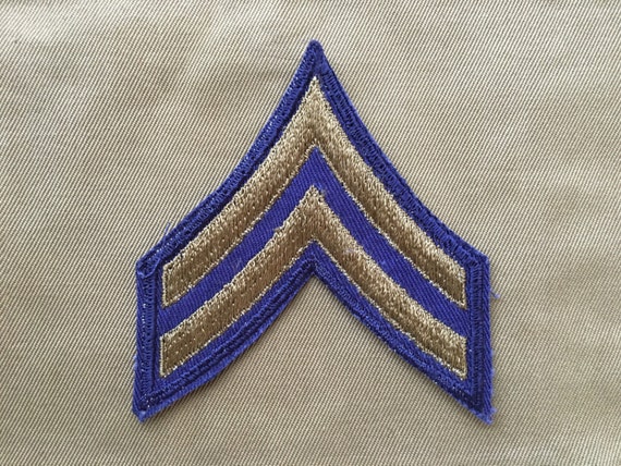 Vintage WW2 US Army Corporal Chevron Patch Shoulder Sleeve