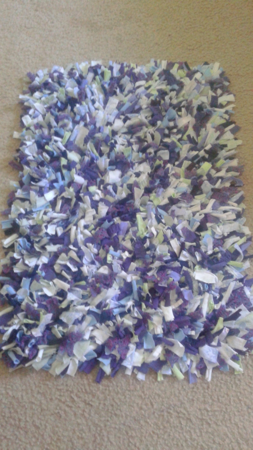 shabby chic rag rug shaggy rug purple rug recycled shabby chic rag rug shaggy rug purple rug recycled