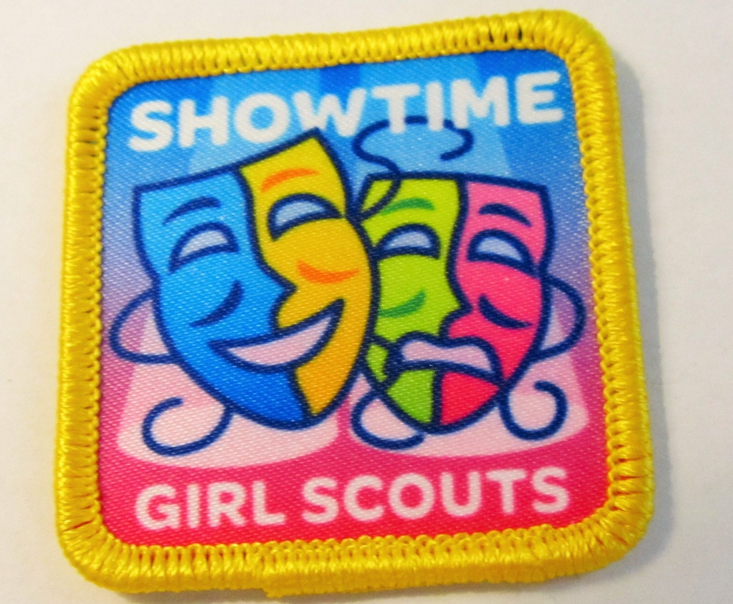 Girl Scout Fun Patch Showtime Girl Scouts By Allthingsgirlscout 0440