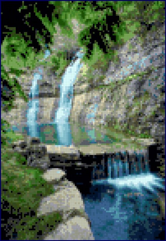Cross Stitch Dogwood Canyon Branson Missouri Pattern Design