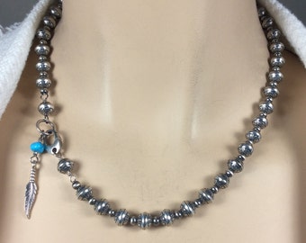 4mm navajo pearl necklace