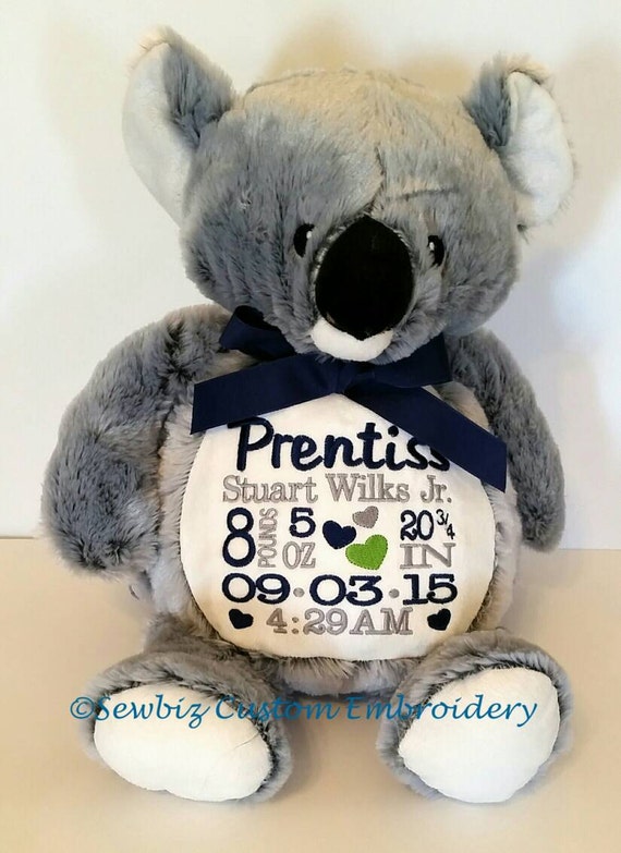 personalised koala bear