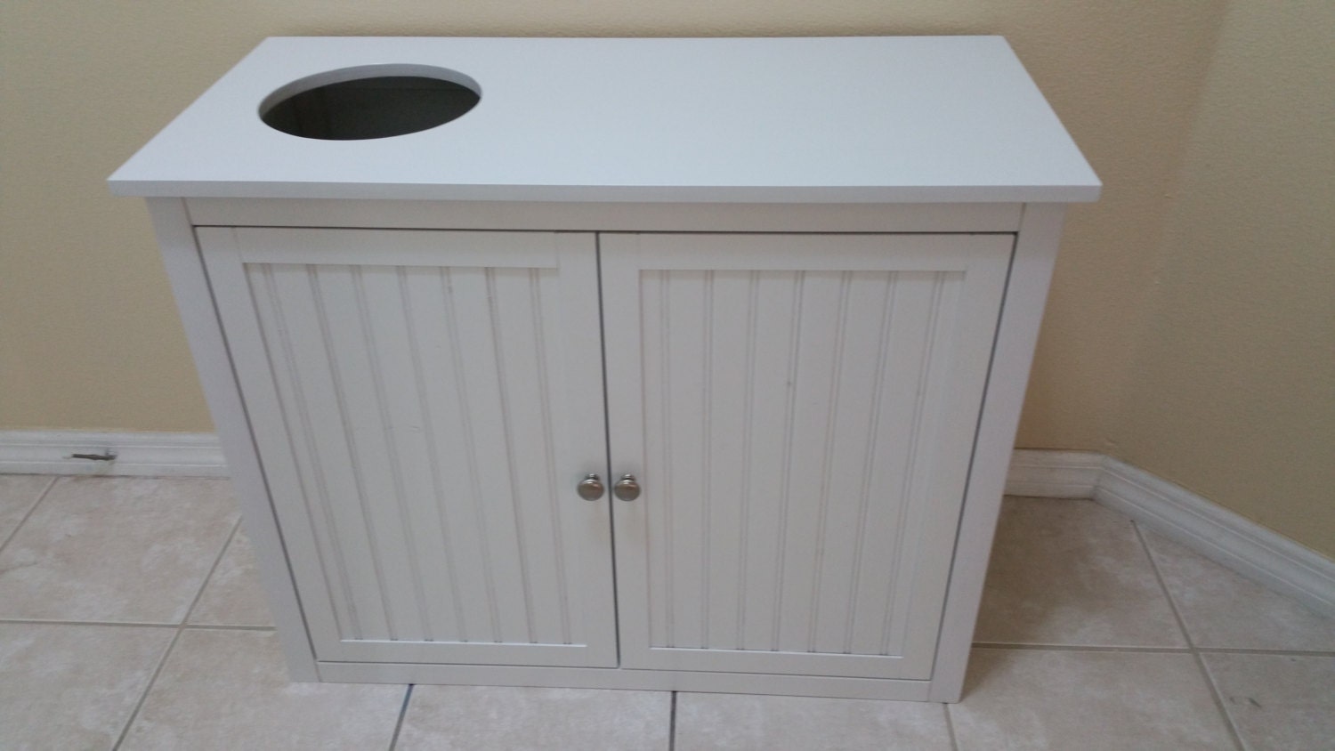 Top Entry for Clever Cat Box Odor Free Hand Made in