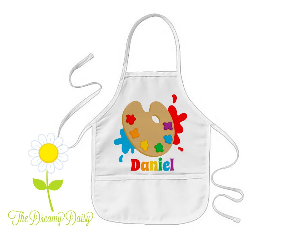 Personalized Kids' Apron Kids' Art Apron for Boys or