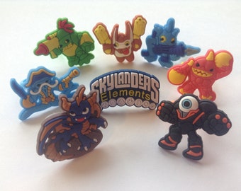 Skylanders Elements Rings Party Favors Cupcake Toppers!