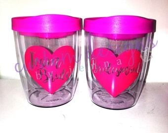 Bachelorette Tumblers || Drink Tumblers || Bride || Maid of Honor MOH || Bridesmaid || Gift Idea || Wholesale || Wedding