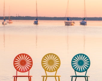 Chairs at Memorial Union, UW Madison Terrace, Wisconsin Photography, Madison Photography, Madison Wisconsin Art, Lake Mendota, Wall Decor