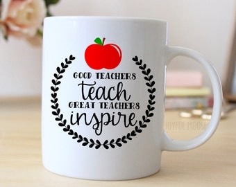 Teacher Coffee Mug - Teacher Gift - Coffee Mug Christmas Gift for Teacher